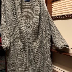 American eagle warm and thick knee length cardigan